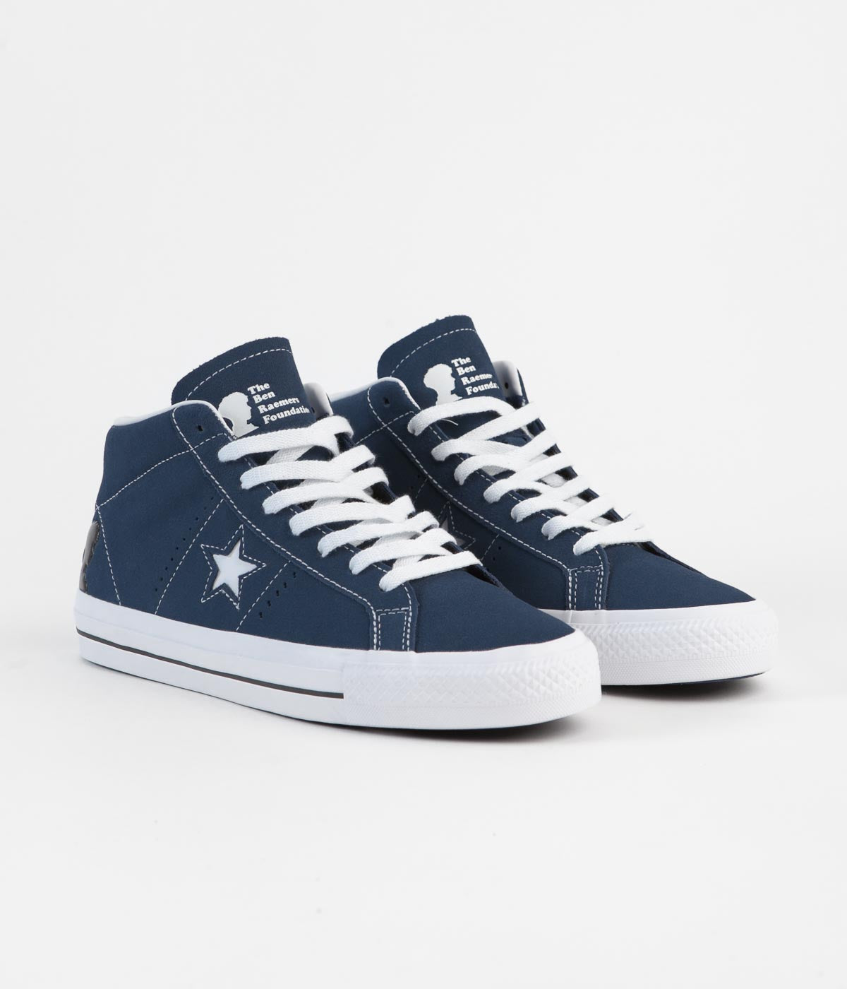 Converse One Star Pro Mid Ben Raemers Shoes Navy / White / Black