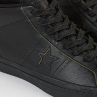 Converse One Star Pro Mid Shoes - Black / Black / Black thumbnail