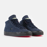 Converse One Star Pro Mid Shoes - Obsidian / Hyper Pink / Black thumbnail