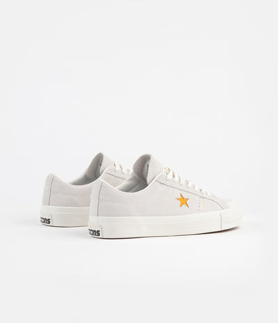 Converse One Star Pro Ox Alexis Sablone Shoes - White / Coast / University Gold