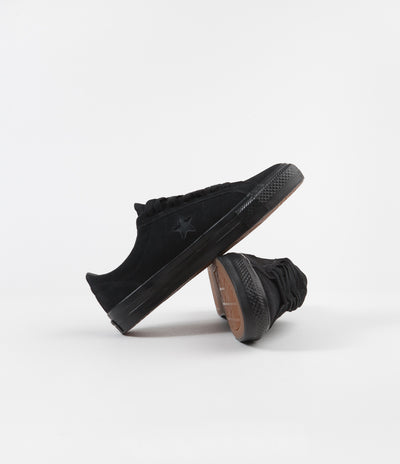 Converse One Star Pro OX Shoes  - Black / Black / Black