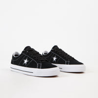 Converse One Star Pro Ox Shoes - Black / White / White thumbnail