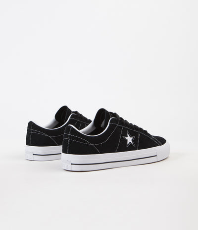 Converse One Star Pro Ox Shoes - Black / White / White