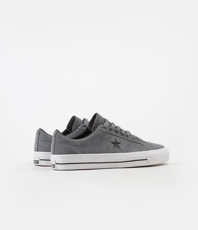 Converse One Star Pro Ox Shoes - Cool Grey / Black / White
