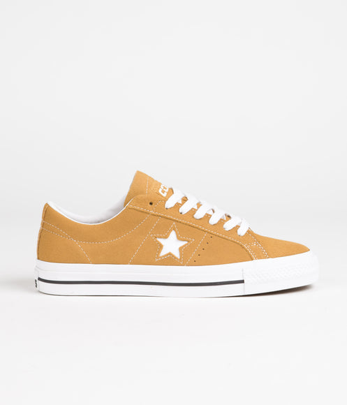 Converse One Star Pro Ox Shoes - Golden Sundial / White / Black