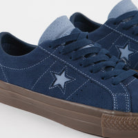 Converse One Star Pro Ox Shoes - Navy / Indigo Fog / Brown thumbnail