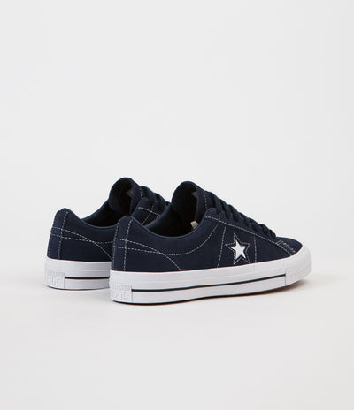 Converse One Star Pro Ox Shoes - Obsidian / Obsidian / White