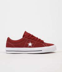 Converse One Star Pro Ox Shoes - Terra Red / Terra Red