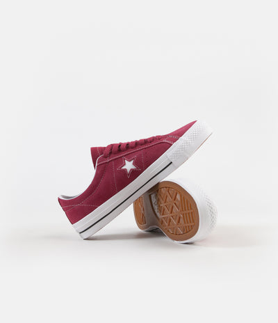 Converse One Star Pro Shoes - Rhubarb / Black / White