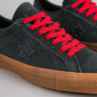 Converse One Star Pro Suede OX Shoes - Black / Casino / Gum thumbnail