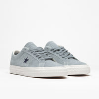 Converse One Star Pro Vintage Suede Ox Shoes - Tidepool Grey / Navy / Egret thumbnail