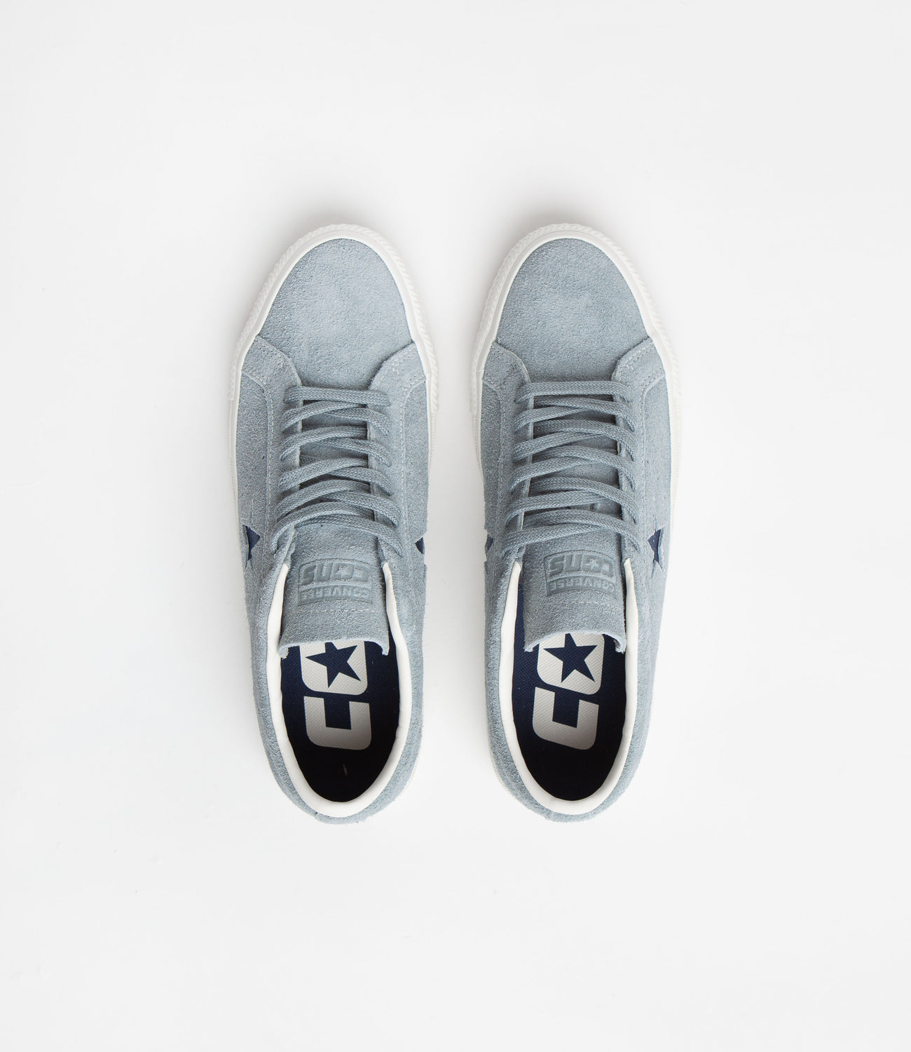 Converse One Star Pro Vintage Suede Ox Shoes Tidepool Grey