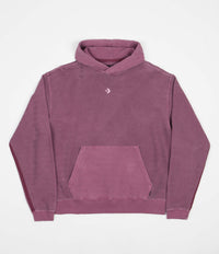 Converse Reverse Herringbone Hoodie - Shadowberry