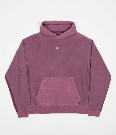 Converse Reverse Herringbone Hoodie - Shadowberry