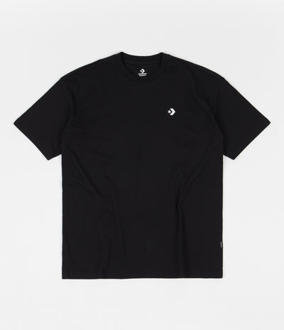 Converse Star Chevron Embroidered Oversized T-Shirt - Black