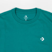 Converse Star Chevron Embroidered Oversized T-Shirt - Malachite thumbnail
