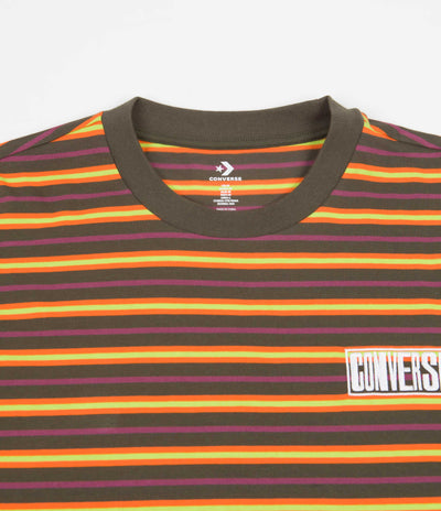 Converse Striped Long Sleeve T-Shirt - Cargo Khaki Stripe