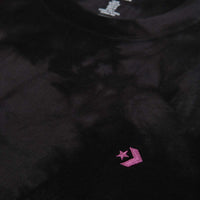 Converse Tie Dye Embroidered T-Shirt - Converse Black thumbnail