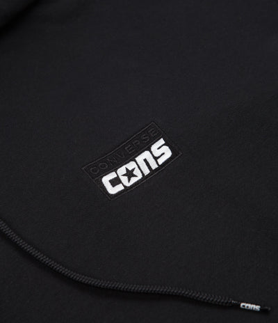 Converse CONS Embroidered Hoodie - Converse Black / White