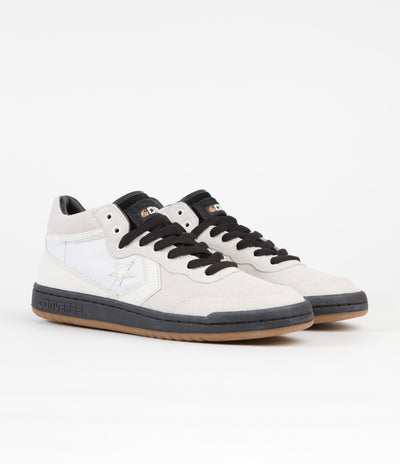 Converse x Carhartt Fast Break Mid Shoes - White / Black / Gum Honey