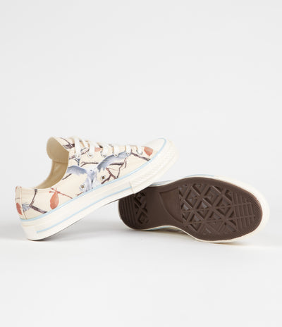Converse x Golf Wang Chuck 70 Ox Owl Camo Shoes - Egret / Corydalis Blue / Antique White