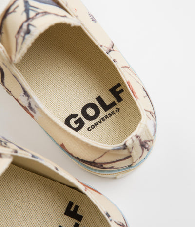Converse x Golf Wang Chuck 70 Ox Owl Camo Shoes - Egret / Corydalis Blue / Antique White