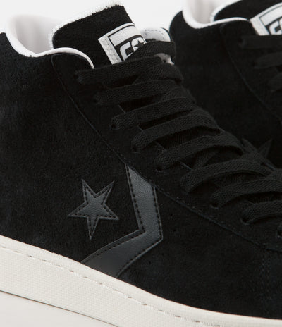 Converse x Hopps Pro Leather Mid Shoes - Black / White / Egret