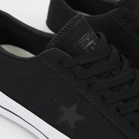 Converse x Mike Anderson One Star Pro Ox Shoes - Black / Black / White thumbnail