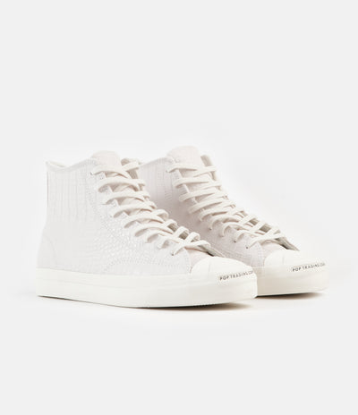Converse x Pop Trading Company JP Pro Hi Shoes - Egret / Black / Egret