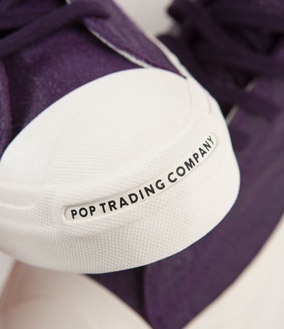 Converse x Pop Trading Company JP Pro Ox Shoes - Purple / Black