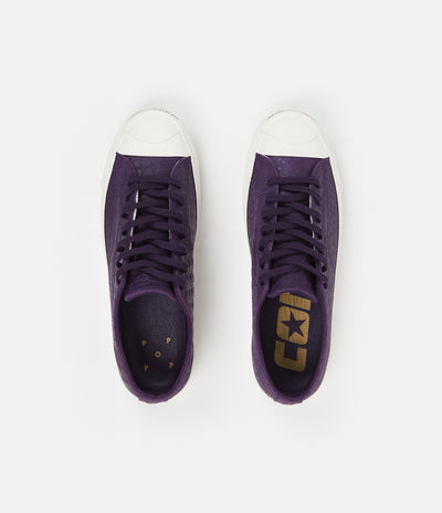 Converse x Pop Trading Company JP Pro Ox Shoes - Purple / Black
