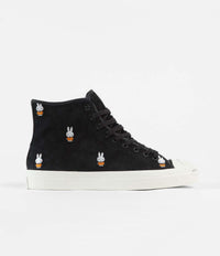Converse x Pop Trading Company x Miffy JP Pro Hi Shoes - Black / White / Egret