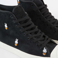 Converse x Pop Trading Company x Miffy JP Pro Hi Shoes - Black / White / Egret thumbnail