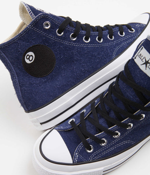 Converse x Stussy Chuck 70 Hi Shoes - Clematis Blue / White / Black ...