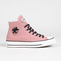 Converse x Stussy Chuck 70 Hi Shoes - Plumeria / Black / Blanc De Blanc thumbnail