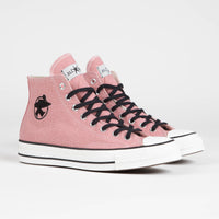 Converse x Stussy Chuck 70 Hi Shoes - Plumeria / Black / Blanc De Blanc thumbnail