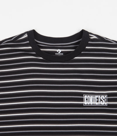 Converse Yarn Dyed Striped T-Shirt - Converse Black