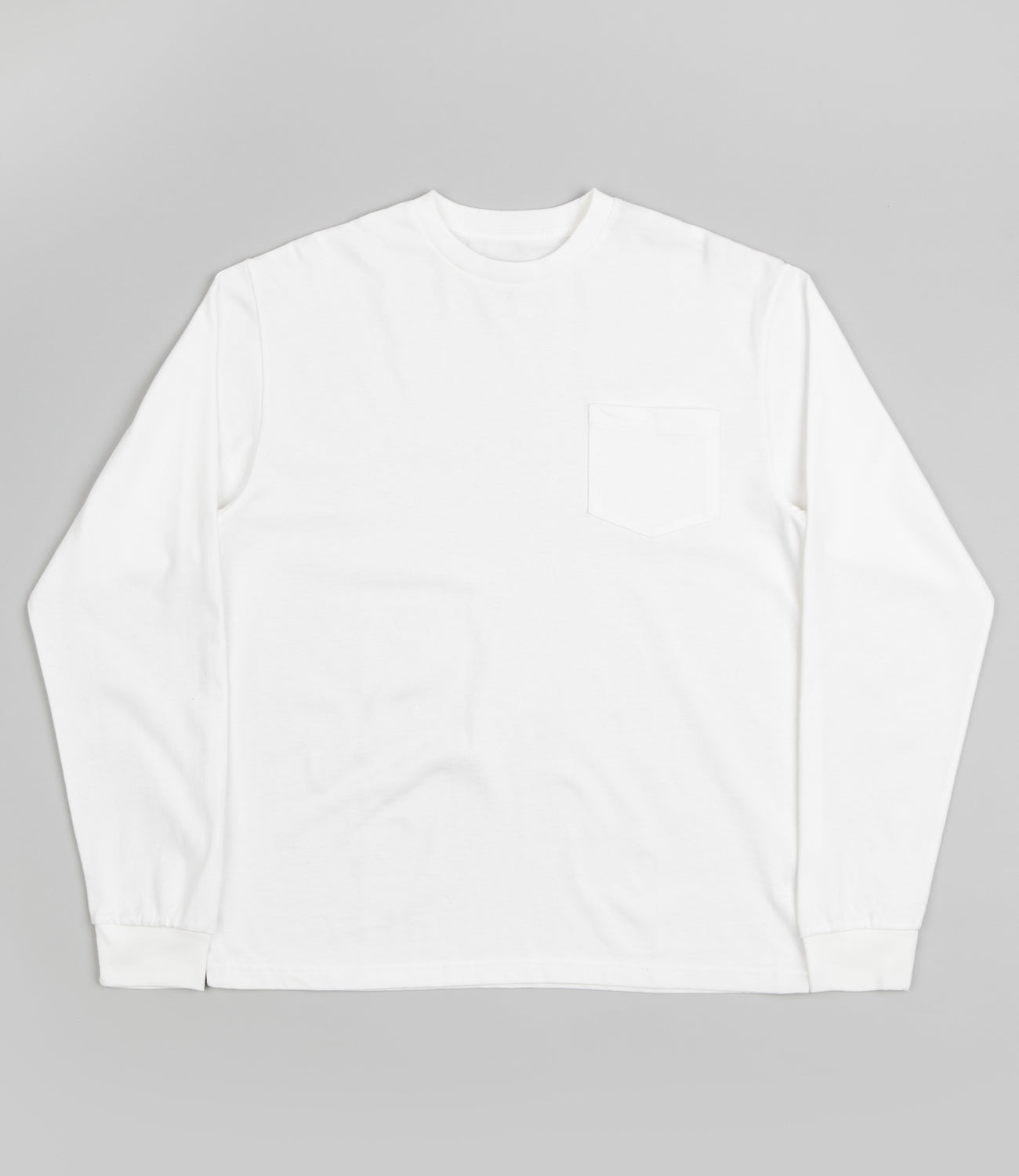 Dancer Blank Long Sleeve T-Shirt - White | Flatspot