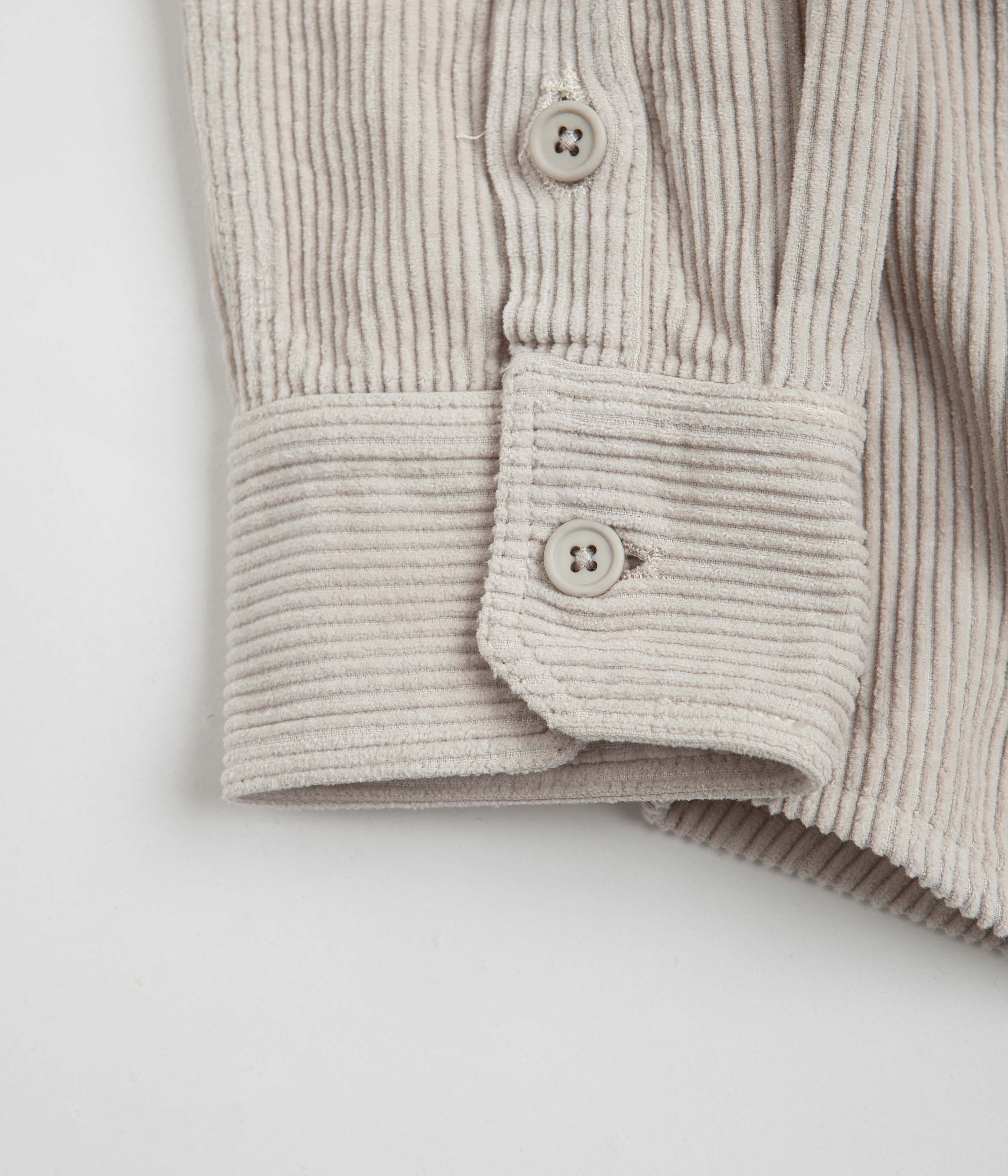 Rayle Melange Solid Cloud Dancer Overshirt