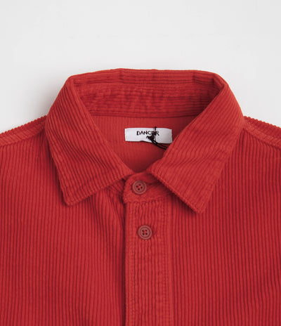 Dancer Double Pocket Overshirt - Red