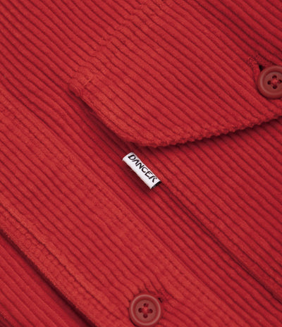 Dancer Double Pocket Overshirt - Red