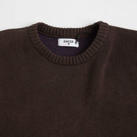 Dancer Elbow Logo Crewneck Sweatshirt - Brown thumbnail