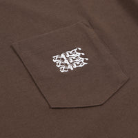 Dancer Embroidered Triple Logo Pocket T-Shirt - Dirty Green thumbnail