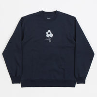 Dancer Flower Logo Crewneck Sweatshirt - Dark Navy thumbnail