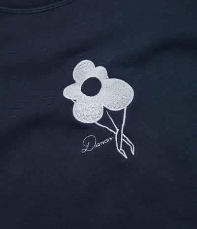 Dancer Flower Logo Crewneck Sweatshirt - Dark Navy