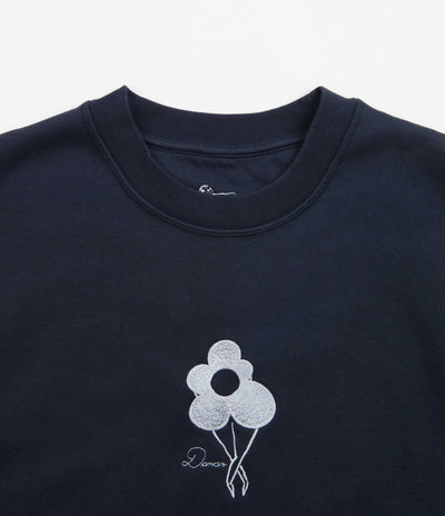 Dancer Flower Logo Crewneck Sweatshirt - Dark Navy