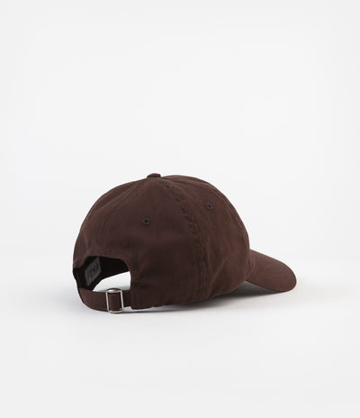 Dancer Logo Flower Sanded Twill Cap  - Dark Brown