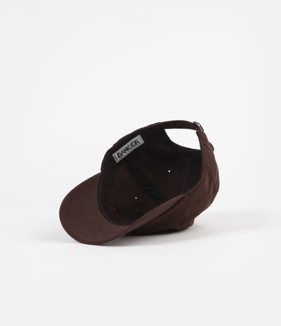 Dancer Logo Flower Sanded Twill Cap  - Dark Brown