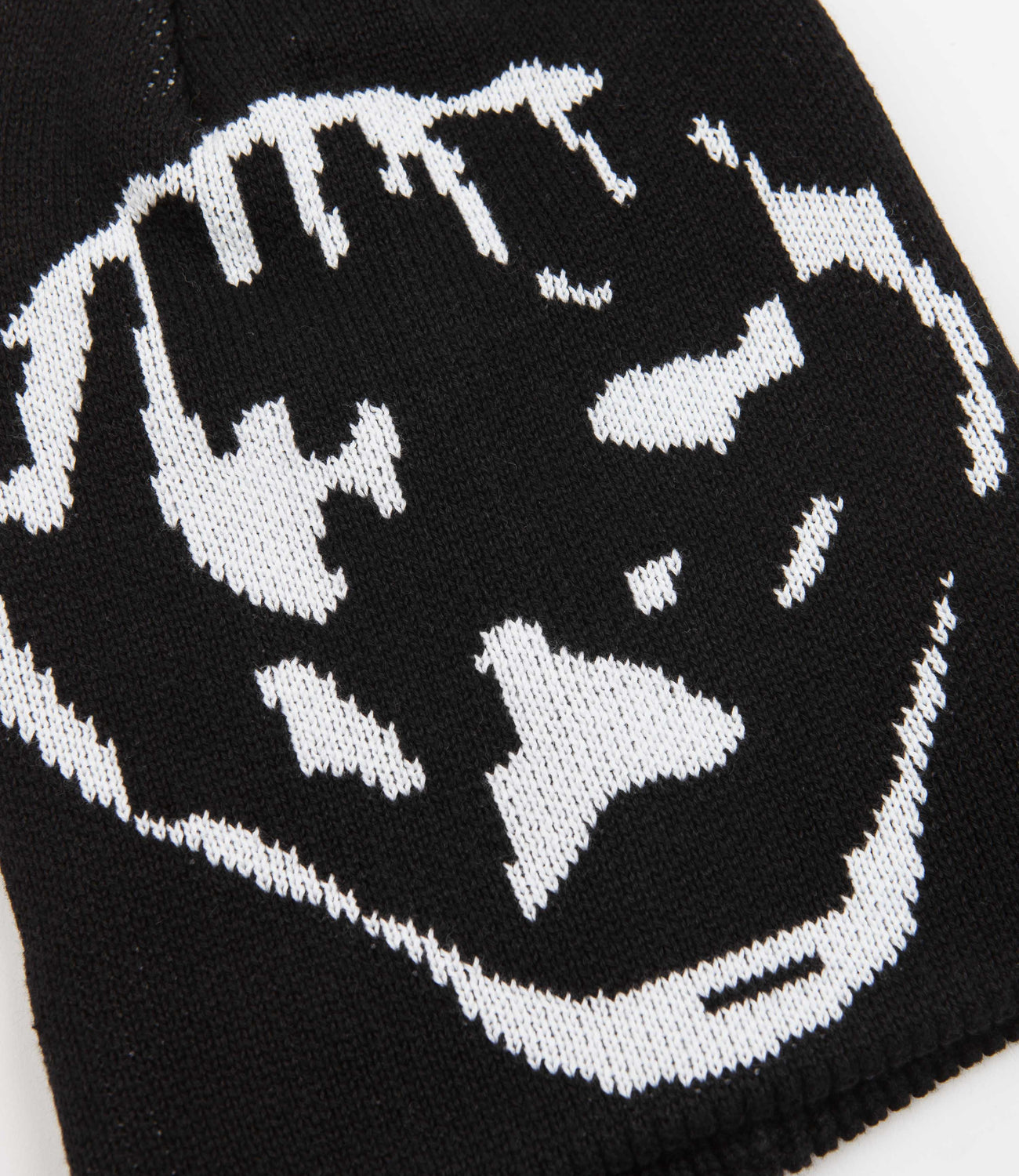 black mask beanie