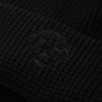 Dancer Waffle Knit Beanie - Black thumbnail